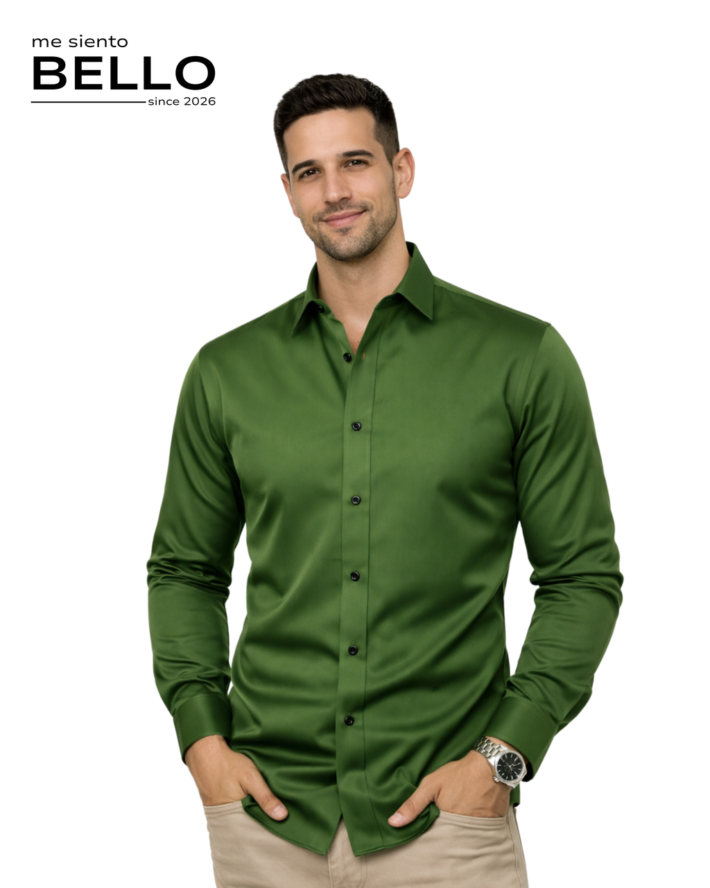Camisa  Presencia - Verde Oliva