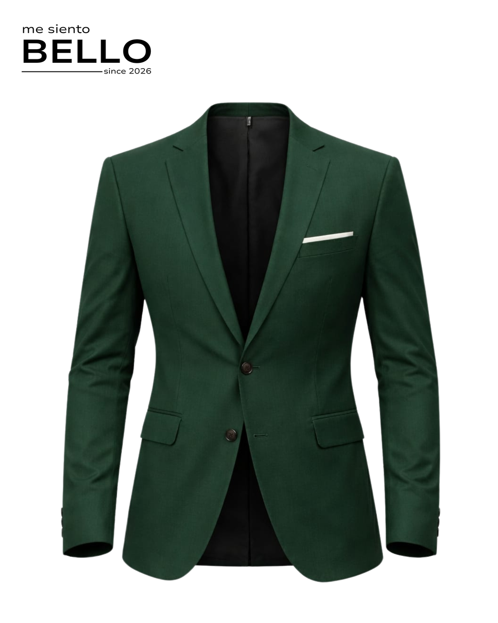 TRAJE LINAJE - 2 PIEZAS VERDE ESMERALDA