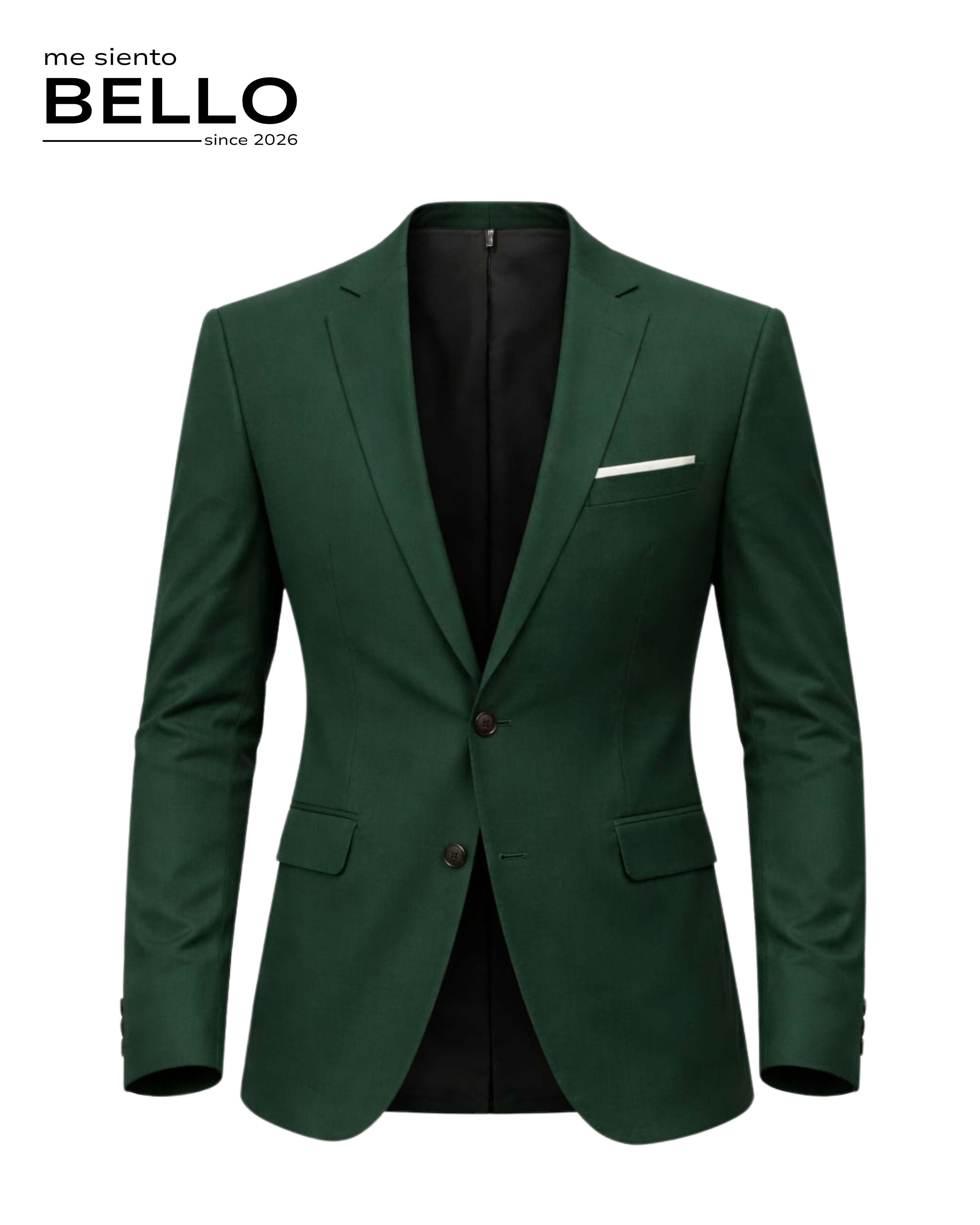 TRAJE LINAJE - 2 PIEZAS VERDE ESMERALDA