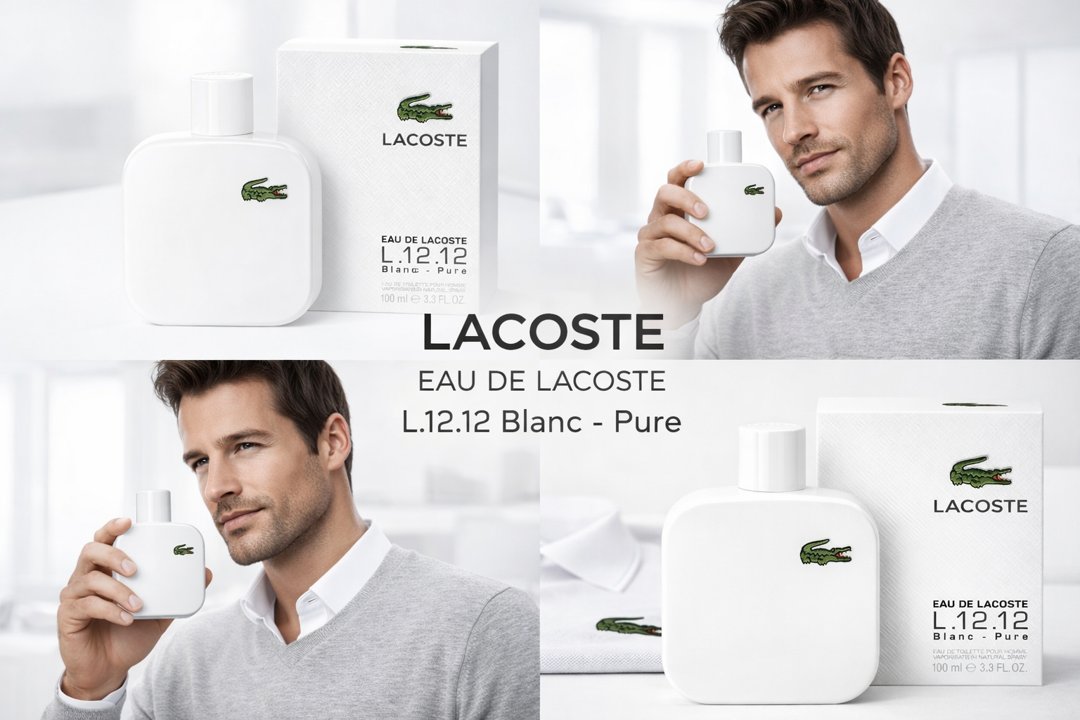 Perfume Esencial - Lacost L.12.12 Blanc 3.3 fl oz